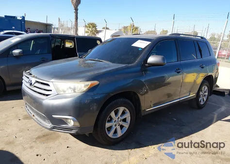 2012 Toyota Highlander Se из США, поврежденный, VIN 5TDZA3EH8CS022706